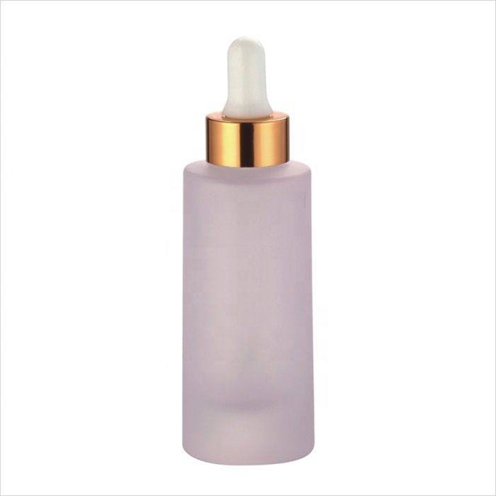 2019 new empty cosmetic frosted frost glass luxury best selling serum dropper bottle products 30ml