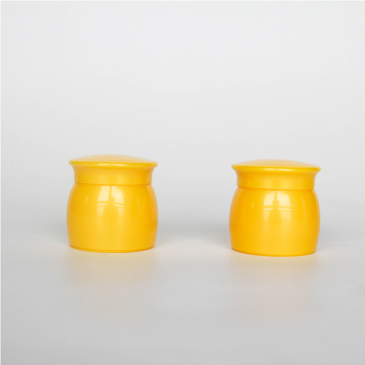 2019 new stocks free sample double wall PP jar black empty cosmetic packaging jar 0.6oz 20ml cosmetic jar 20g