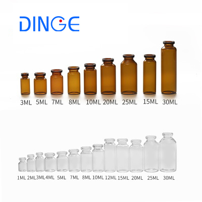 2020 1ml 2ml 3ml 5ml 10ml 30ml Medical Glass Bottle Vial Medical Use Clear Glass Bottles Glass Vials For Vaccines And Drugs