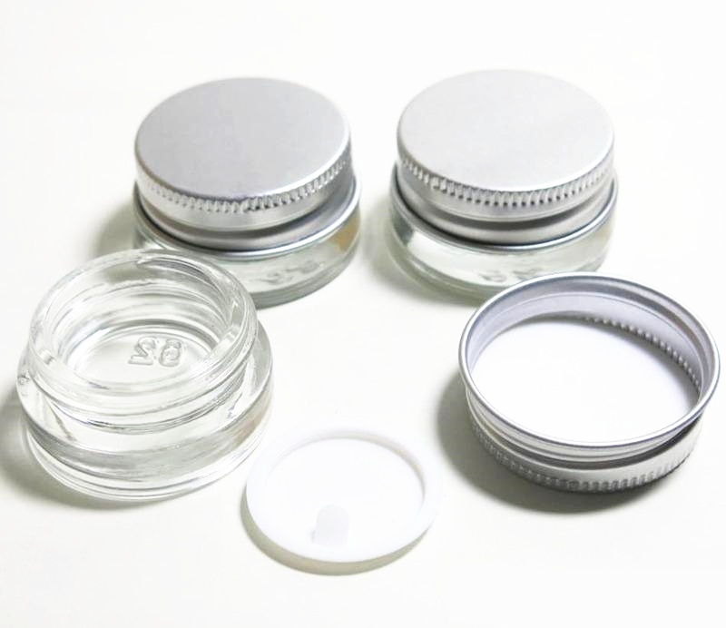 2020 30ml 50ml Amber cosmetic glass skincare face cream jar with golden/silver/black/white cap