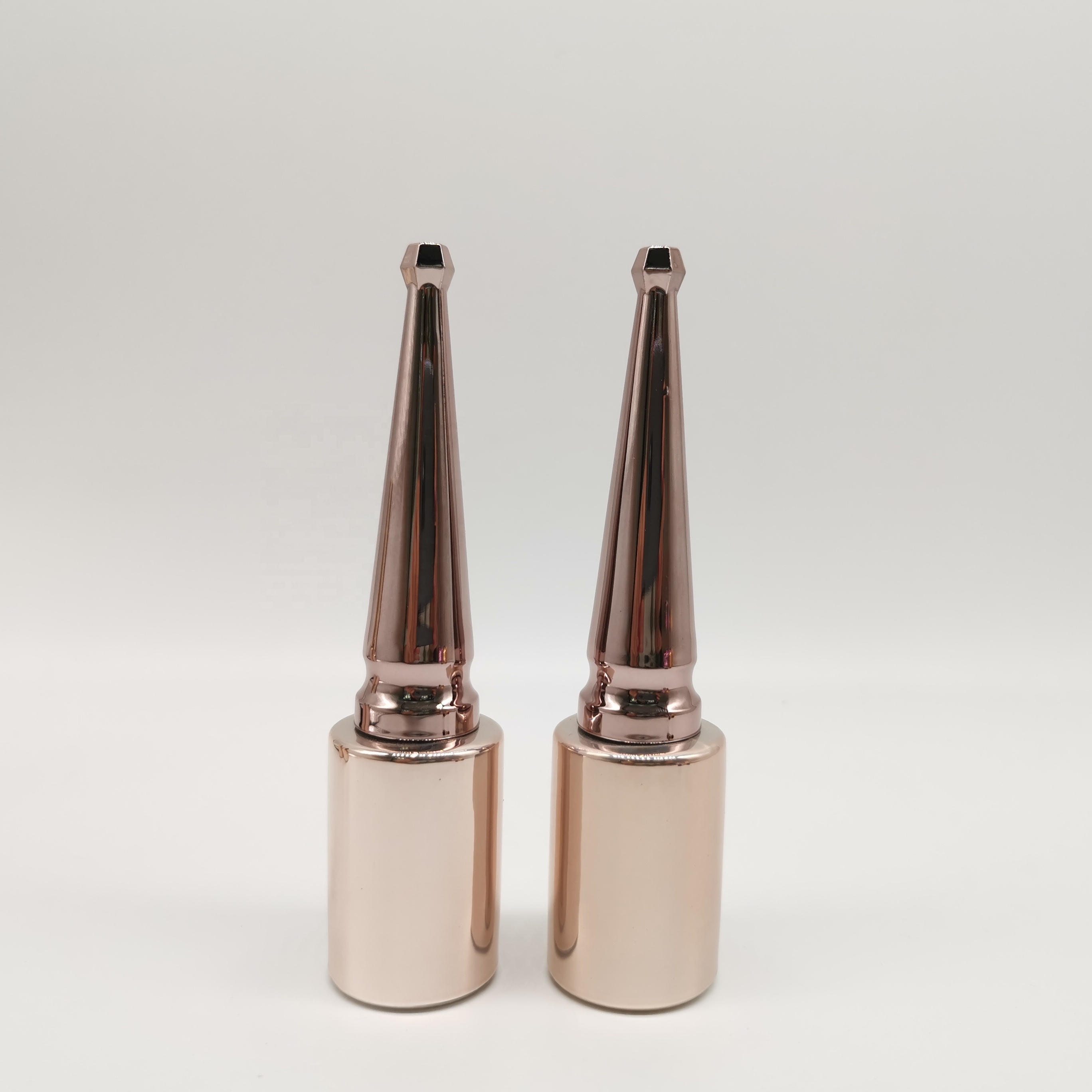 2020 7ml empty luxury gel nail polish bottles with gold top brushes