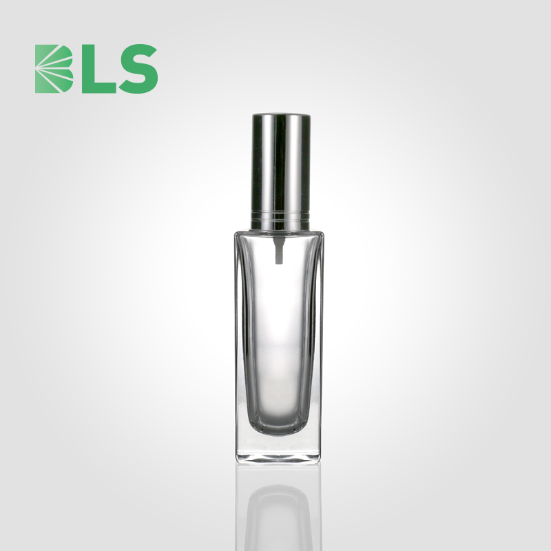 2020 BLS Free Sample Wholesale 5ml 10ml 30ml 50ml 100ml Custom Screw Clear Square Spray Empty Glass Perfume Bottles