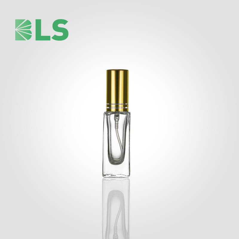 2020 BLS Free Sample Wholesale 5ml 10ml 30ml 50ml 100ml Custom Screw Clear Square Spray Empty Glass Perfume Bottles