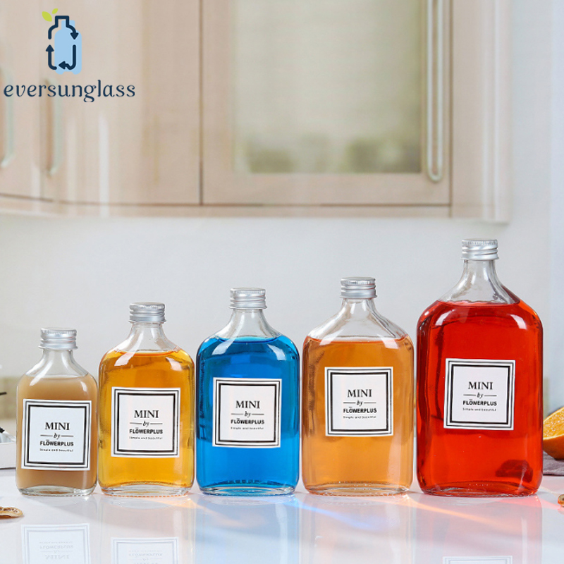 2020 Best Selling New 350ml Clear Wine Bottle Whisky Bottle In Unique Shape