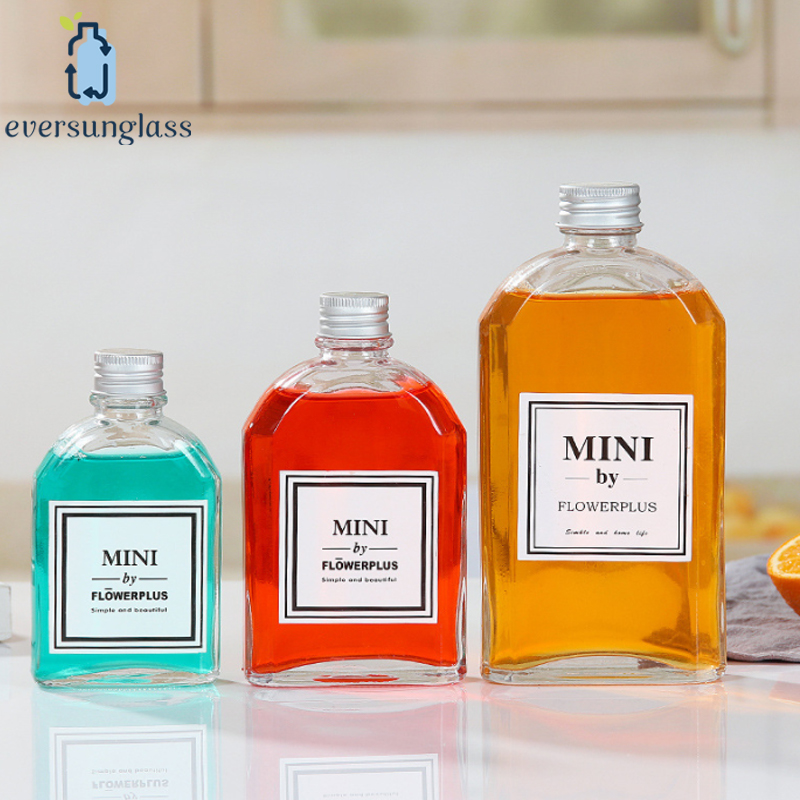 2020 Best Selling New 350ml Clear Wine Bottle Whisky Bottle In Unique Shape
