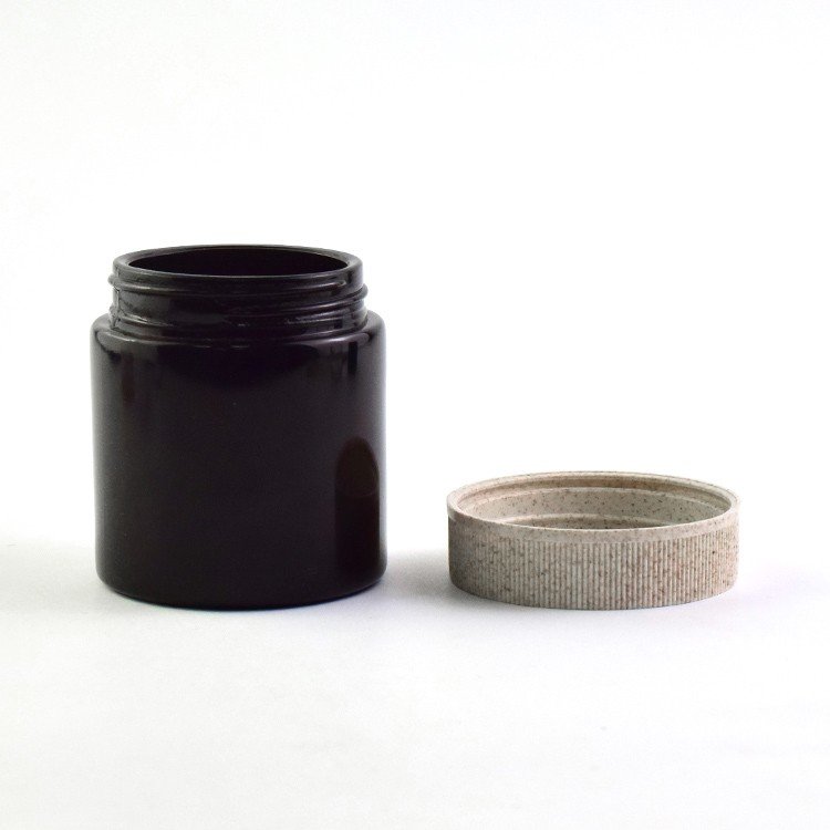 2020 Biodegradable Cap Glass Jar 1 2 3 oz Hemp Flower Glass Jar Flascos de Vidrio Clear Glass Packaging