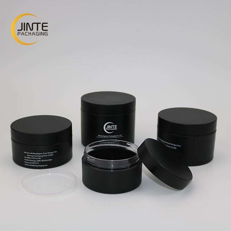 2020 Cosmetic Sample Packaging 3OZ 100g Plastic Jar Body Scrub Packaging
