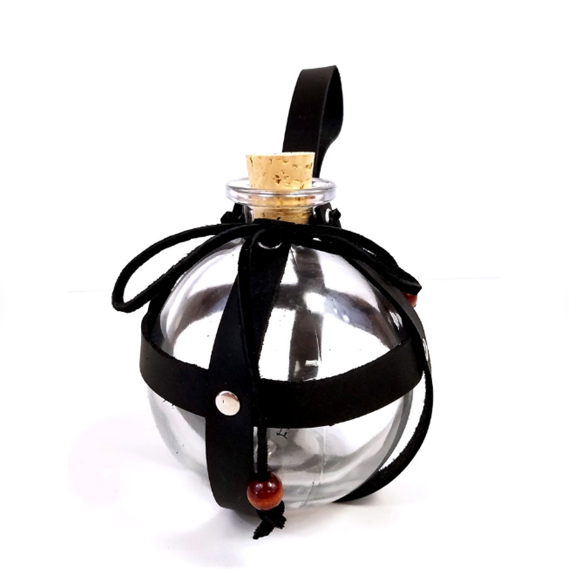 2020 Custom Wholesale Good Quality Liquid Bottle Leather Carrier Magic Potion Bottle Cover