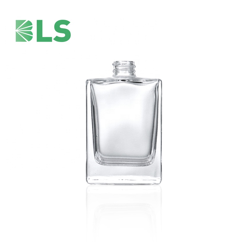 2020 Free Sample China Manufacturer 30ml Custom Spray Refillable 50ml Wholesale Luxury Empty Glass Square Perfume Bottle