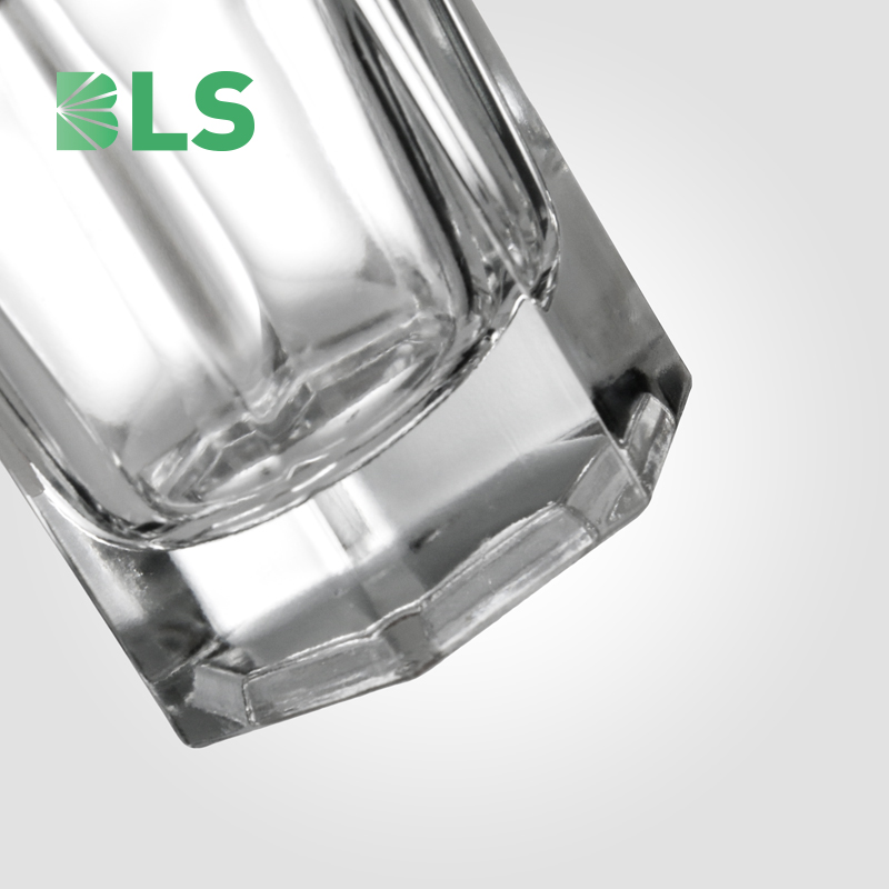 2020 Free Sample Manufacturer Wholesale Custom Luxury 100ml Refillable Empty Screw Spray Glass Hexagon Perfume Bottle
