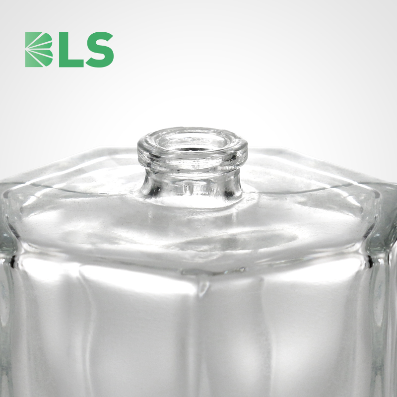 2020 Free Sample Manufacturer Wholesale Custom Luxury 100ml Refillable Empty Screw Spray Glass Hexagon Perfume Bottle