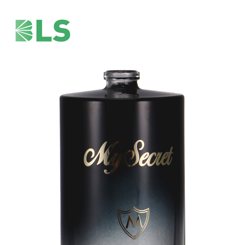 2020 Free Sample Manufacturer Wholesale Luxury Refillable Custom Cap 30ml 50ml 100ml Spray Black Empty Glass Perfume Bottles