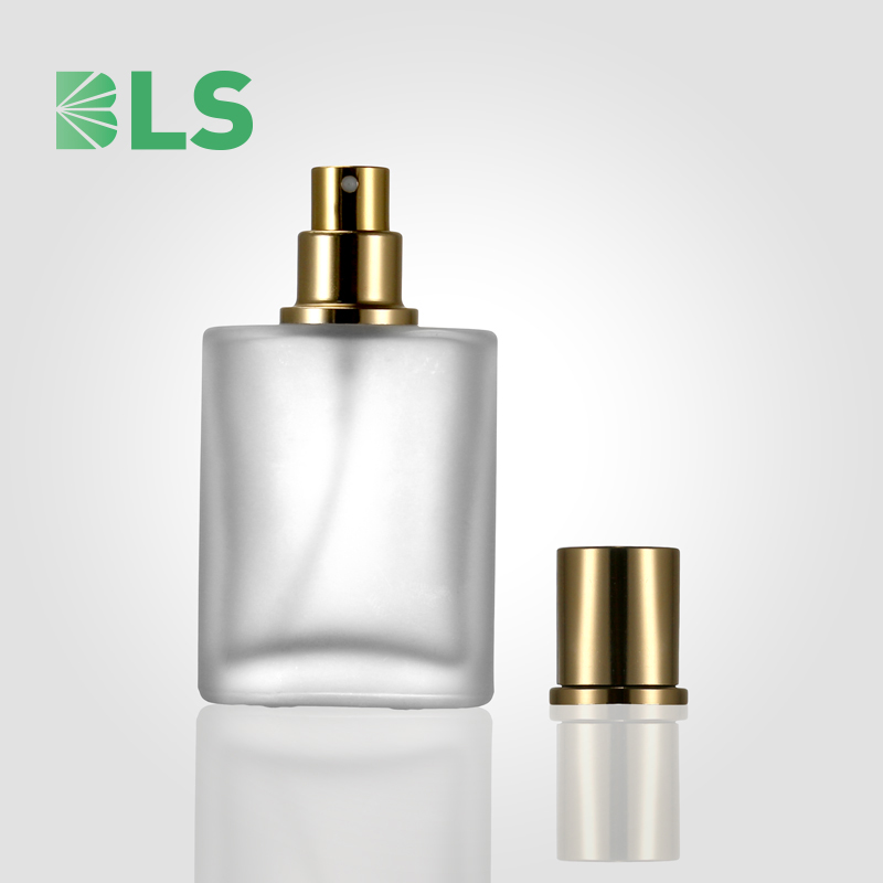 2020 Free Sample Manufacturer Wholesale Luxury Refillable Custom Cap 30ml 50ml 100ml frosted Spray Empty Glass Perfume Bottles