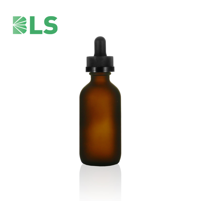 2020 Free Sample Wholesale 10ml 15ml 30ml 50ml 100ml frosted boston 8 oz round amber glass dropper roller essential oil bottle
