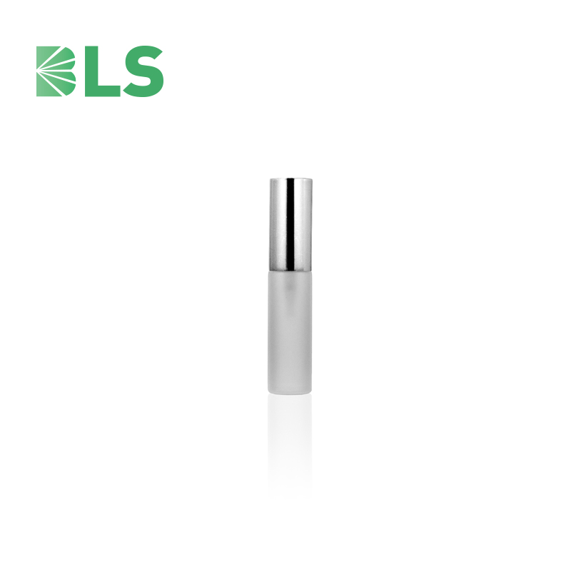2020 Free Sample Wholesale pocket sized screw mini 5ml 10ml 15ml crimp spray cylinder round glass spray bottle perfume