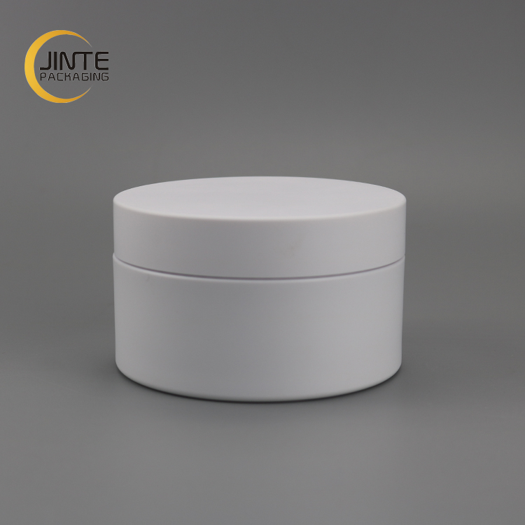 2020 HOT Packaging 200g Cosmetics Containers Matte White Plastic Containers Face Scrub PETG Jar