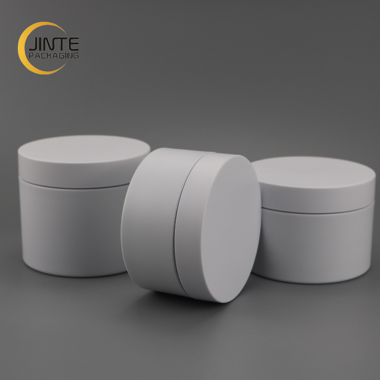 2020 HOT Packaging 200g Cosmetics Containers Matte White Plastic Containers Face Scrub PETG Jar