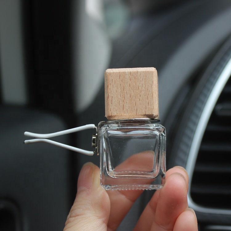 2020 High quality aroma art reed diffuser wood cover glass bottle fragrance oil perfume car outlet exhaust clamp