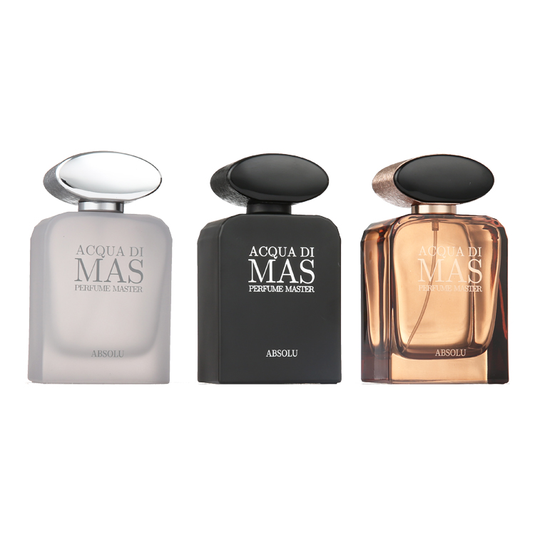 2020 Hot Sale New Design Luxury Square Empty Glass Perfume Bottles Spray 100 ml