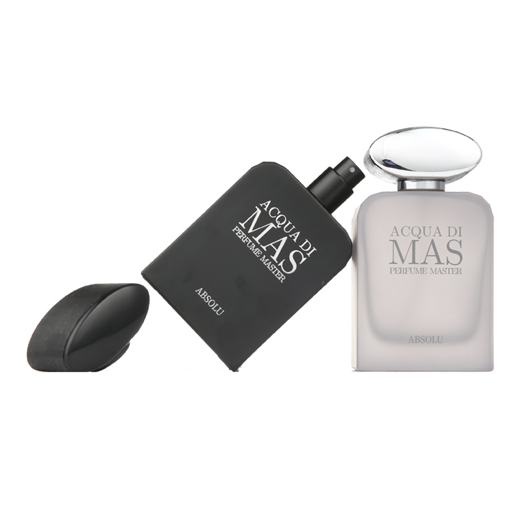 2020 Hot Sale New Design Luxury Square Empty Glass Perfume Bottles Spray 100 ml