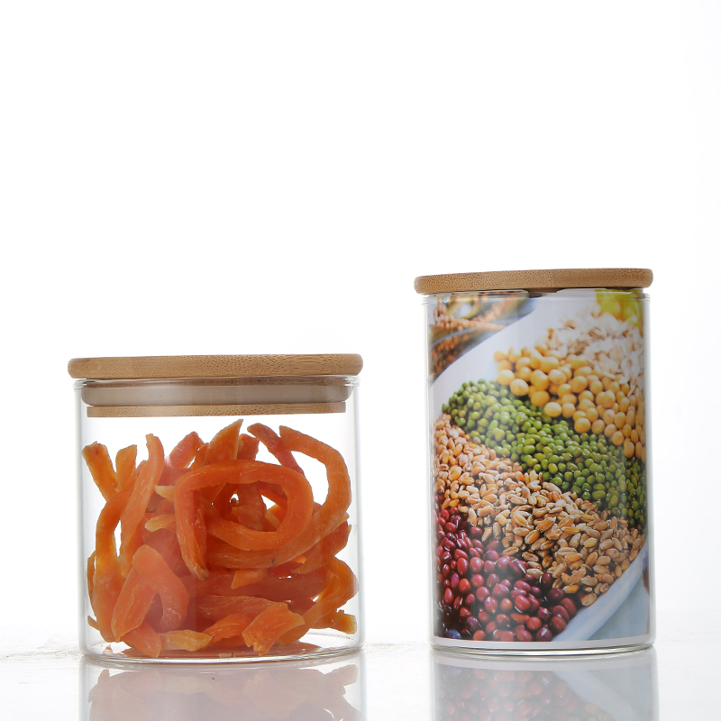 2020 Hot Sell Premium Borosilicate Glass Storage Jar Customized Multiple Specifications