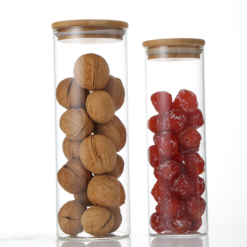 2020 Hot Sell Premium Borosilicate Glass Storage Jar Customized Multiple Specifications