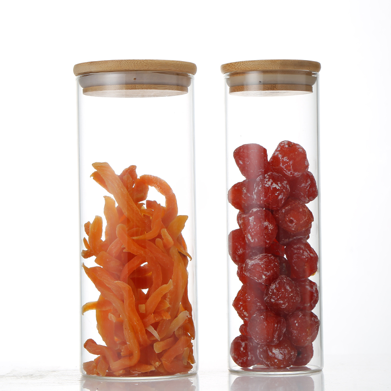 2020 Hot Sell Premium Borosilicate Glass Storage Jar Customized Multiple Specifications