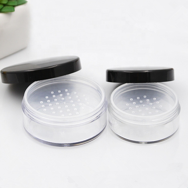 2020 Hot selling best price loose powder jar with puff