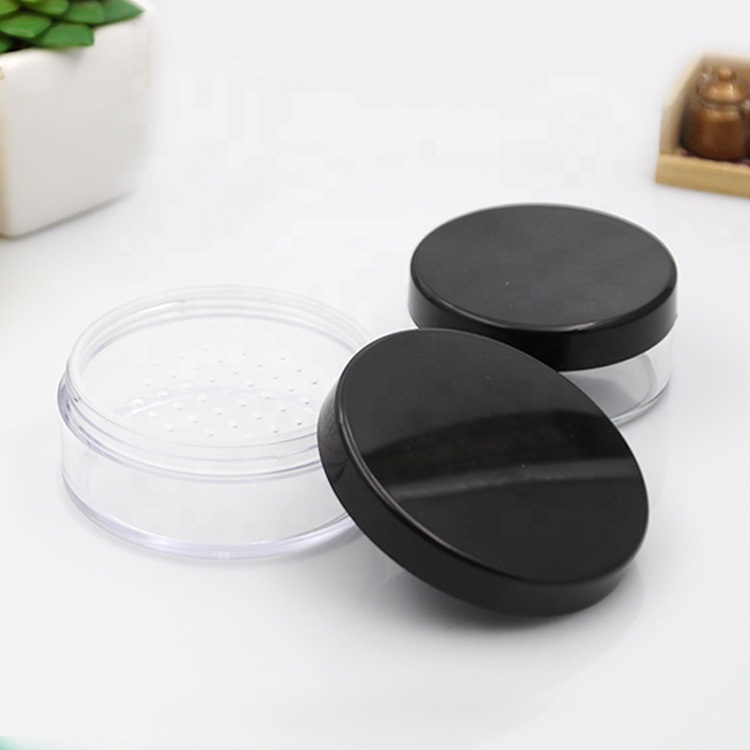 2020 Hot selling best price loose powder jar with puff