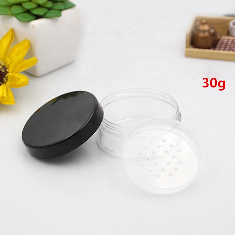 2020 Hot selling best price loose powder jar with puff