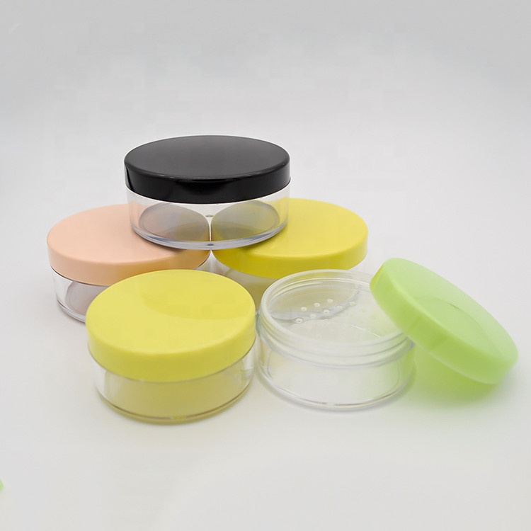 2020 Hot selling best price loose powder jar with puff
