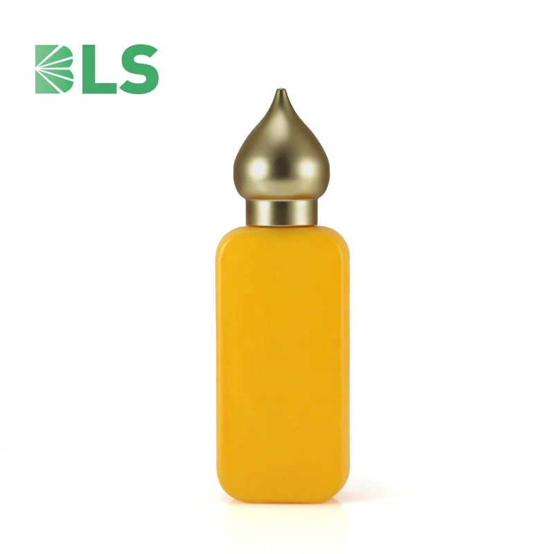 2020  Manufacture supply 50 ml matte gold glass perfume bottle