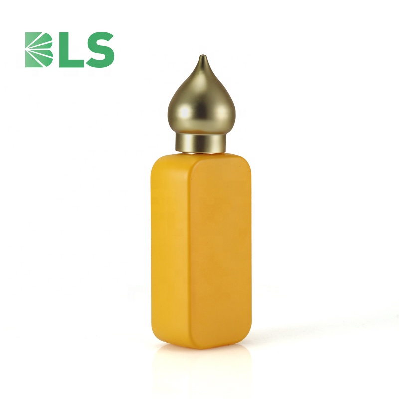 2020 Manufacture supply 50 ml matte gold glass perfume bottle