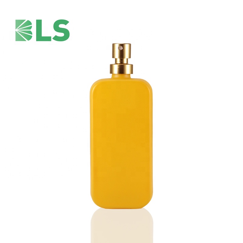 2020 Manufacture supply 50 ml matte gold glass perfume bottle