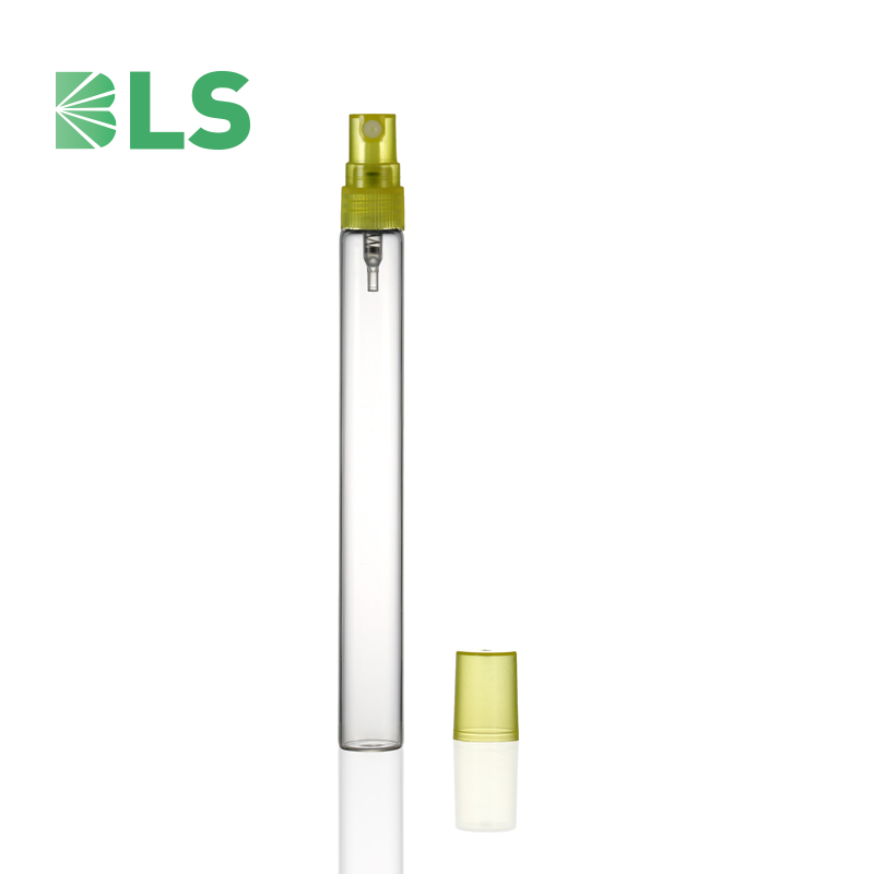 2020 Mini pocket bottles spray 1ml 2ml 3ml 5ml 8ml screw type clear caps 10ml glass vial