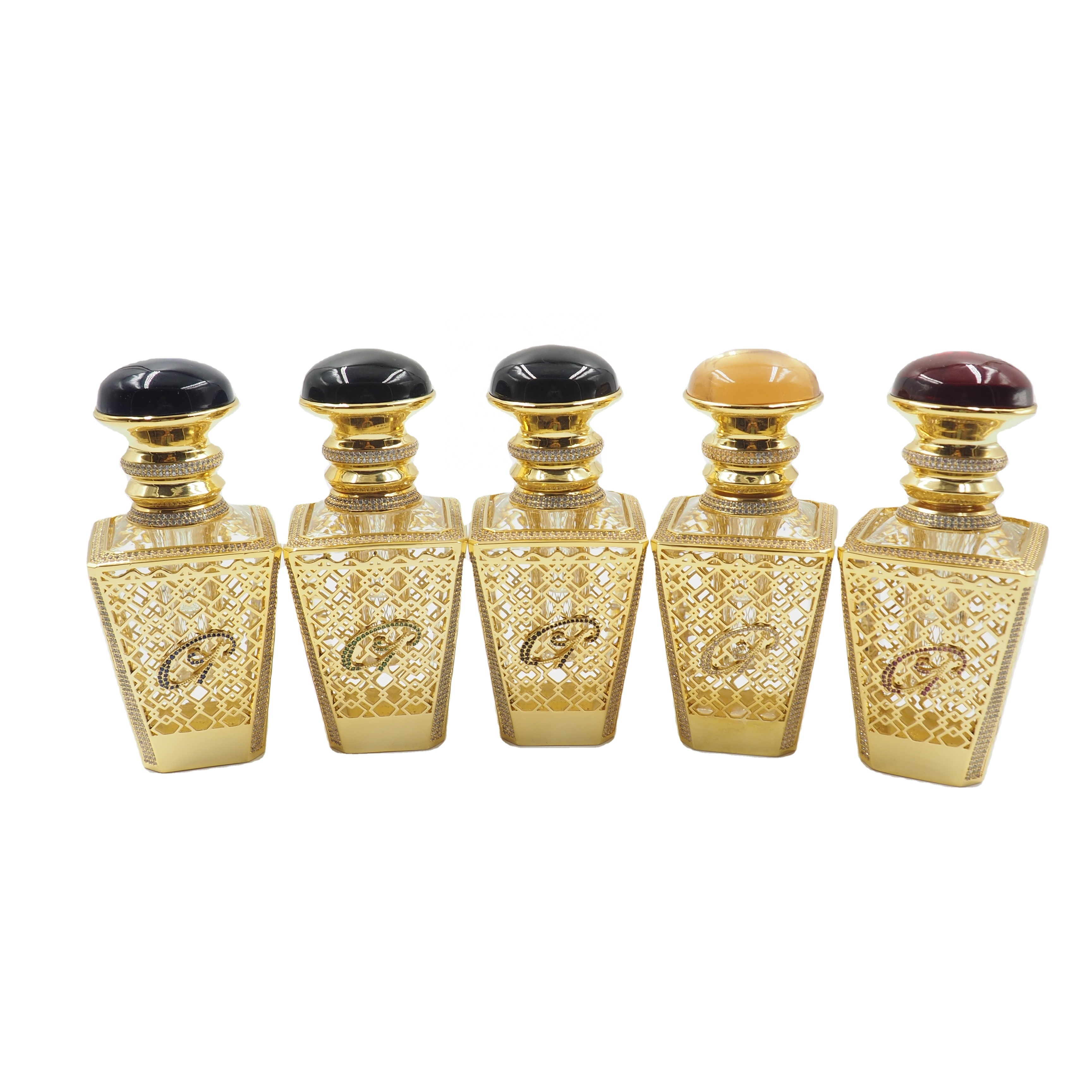 2020 New 3 ml Luxury Arabic Perfume Essential Oil Crystal Bottle Boite Pour Attar Bottle