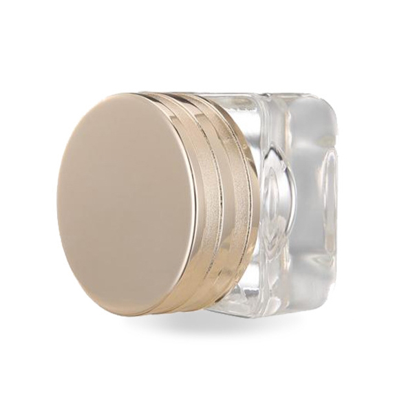 2020 New Arrival Golden Cap Diamond Glass Lotion Eye Cream 15g Cosmetic Glass Jar