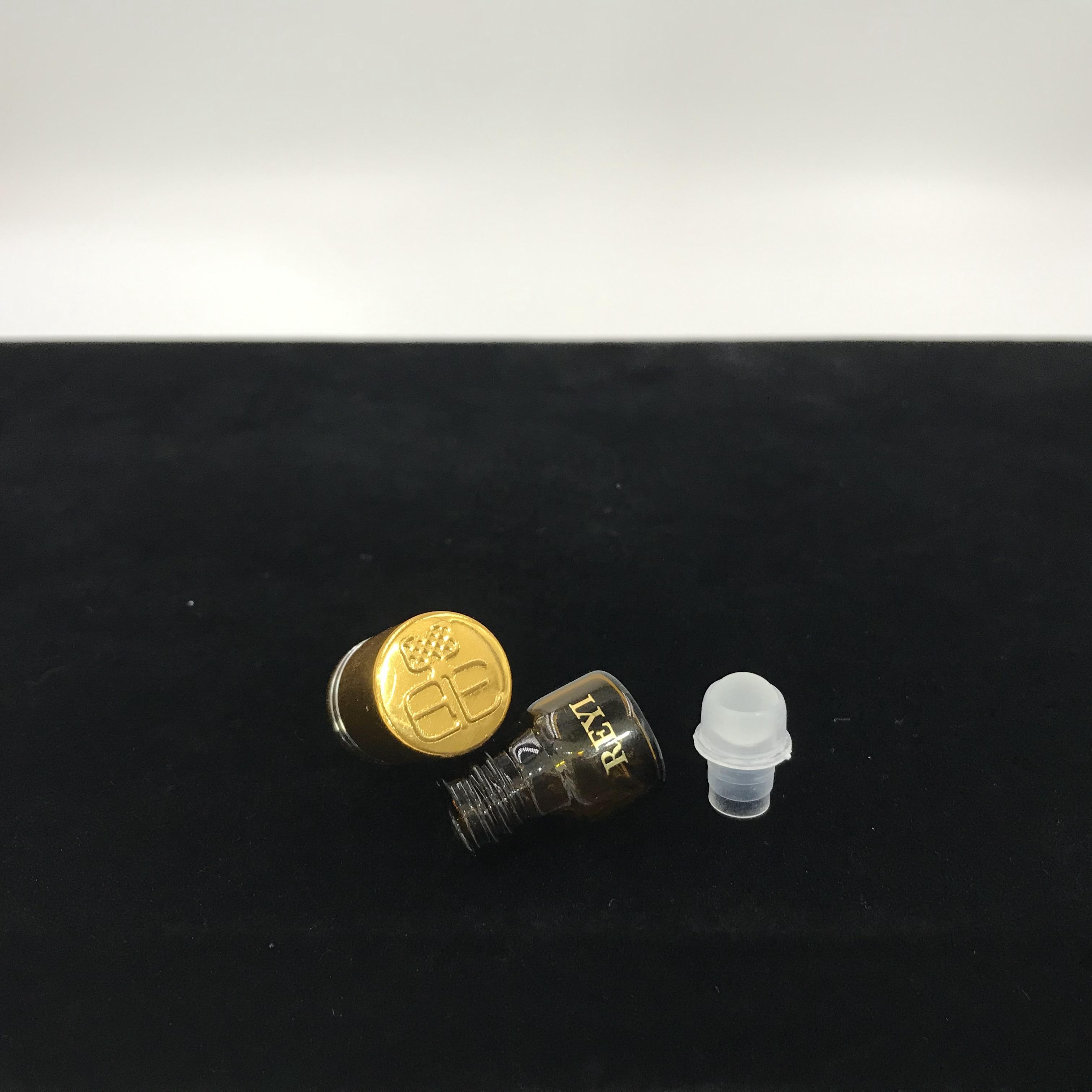 2020 New Design 1ML Wholesale Arabian Attar Roll On Amber Mini Glass Bottle For Oud Oil And Perfume