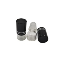 2020 New Design 1ML Wholesale Arabian Attar Roll On Amber Mini Glass Bottle For Oud Oil And Perfume