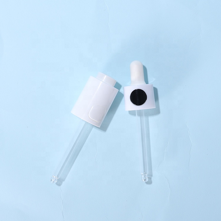 2020 New Design Custom 30ml Glass Dropper Bottle With Button lid design For Essential Oil