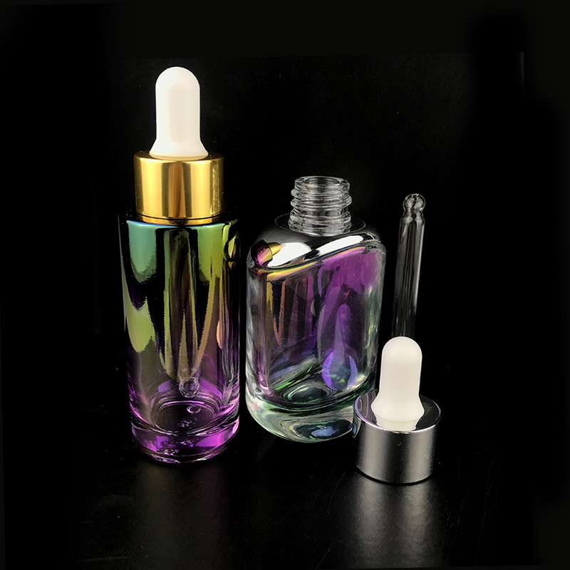 2020 New Design custom glass tincture bottle with dropper pipette cosmetic serum bottle