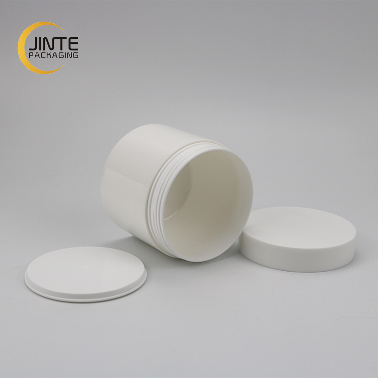 2020 New Product Cosmetic Packaging Luxury Hand Cream Jar Body Butter Jar 200g White PP Jar