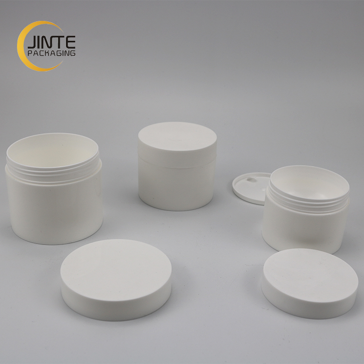2020 New Product Cosmetic Packaging Luxury Hand Cream Jar Body Butter Jar 200g White PP Jar