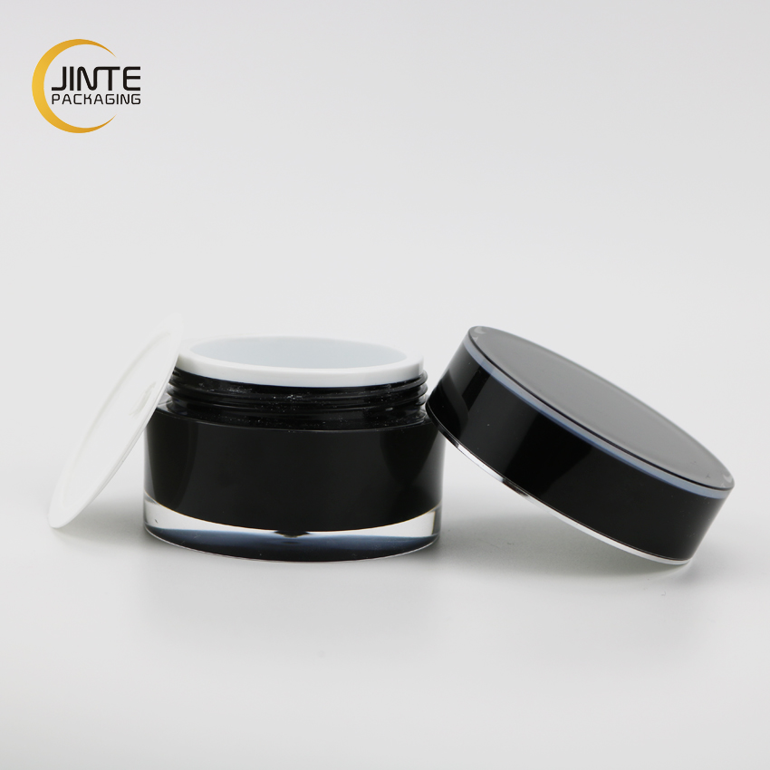 2020 New Products 50g Cosmetic Pot Containers Acrylic Cream Jar with Customized Colors