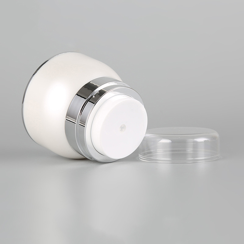 2020 New design Custom printed cosmetic  acrylic jar custom  jar 30g 50g 100g