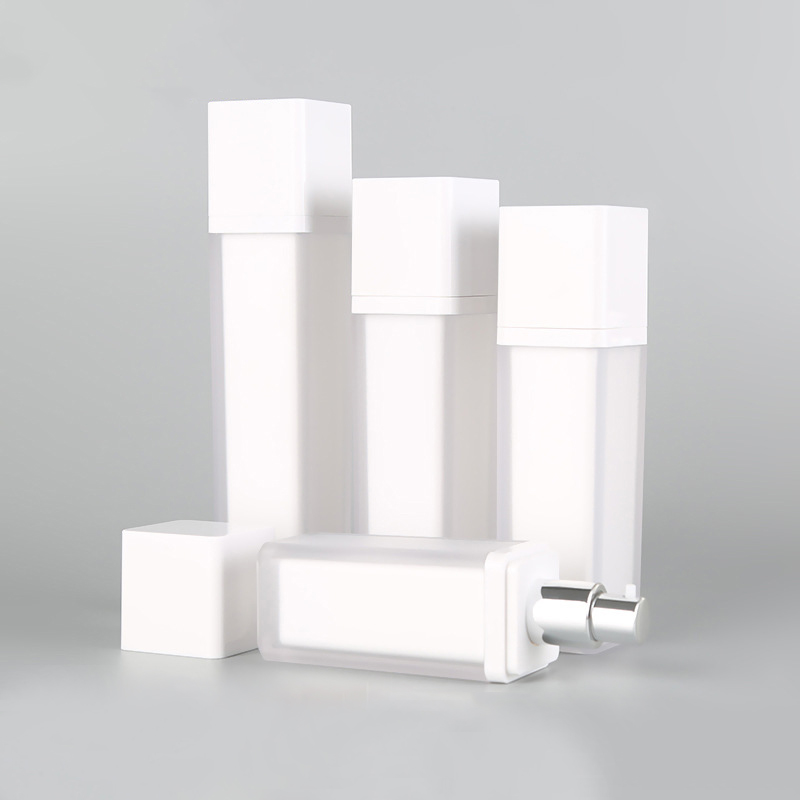 2020 New design Empty containers beautiful white printing cosmetic set Lotion bottle 30ml 50ml 70ml 80ml 100ml