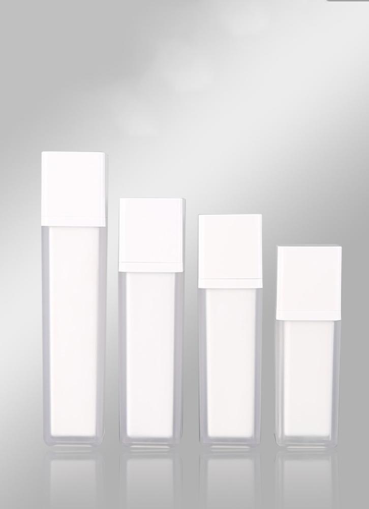 2020 New design Empty containers beautiful white printing cosmetic set Lotion bottle 30ml 50ml 70ml 80ml 100ml