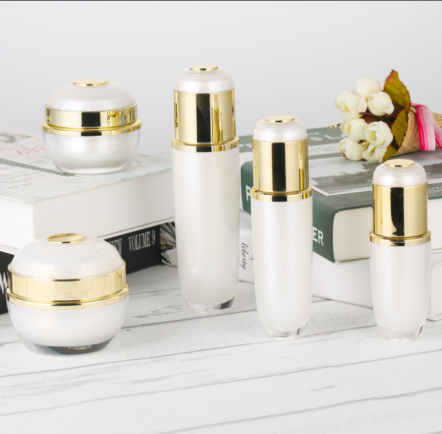 2020 New design YICAI Free Sample Korean style Custom printed Cream Bottle Jar 30g 50g 100g