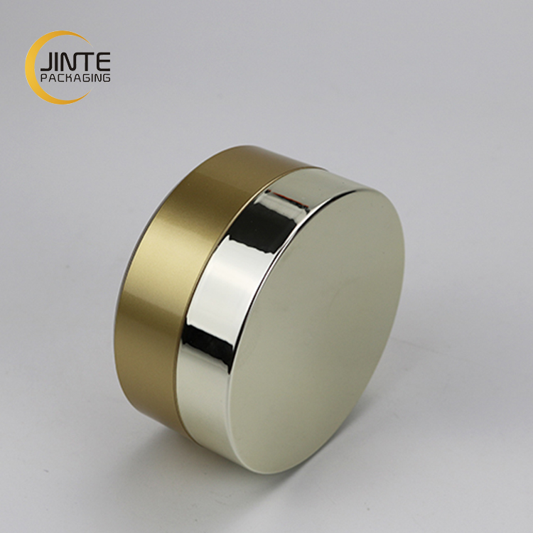 2020 New product empty plastic double wall gold PP jar for cosmetic packaging