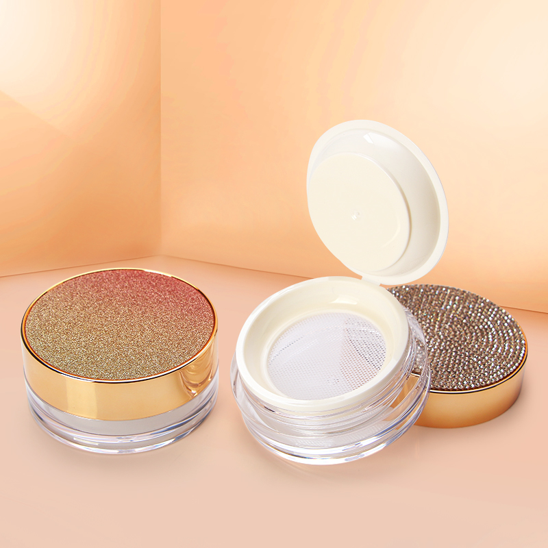 2020 Popular sales 10g Luxury cream jar empty powder box, loose powder compact container